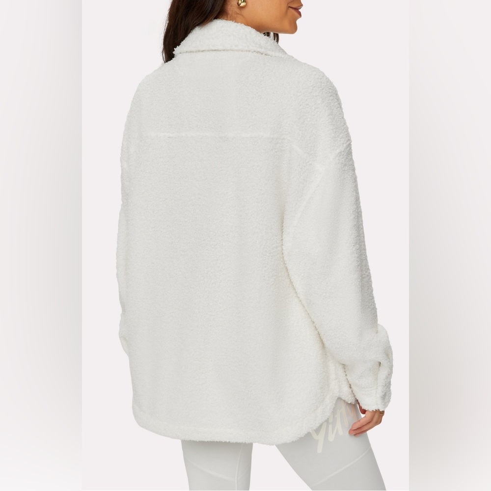 Yitty/Fabletics Teddy Shacket Sz Large - Picture 3 of 11